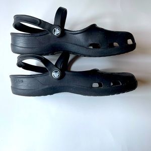 Crocs Black Mary Janes Size 9